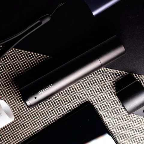 Фонарик Xiaomi BeeBest Zoom Flashlight, черный-2