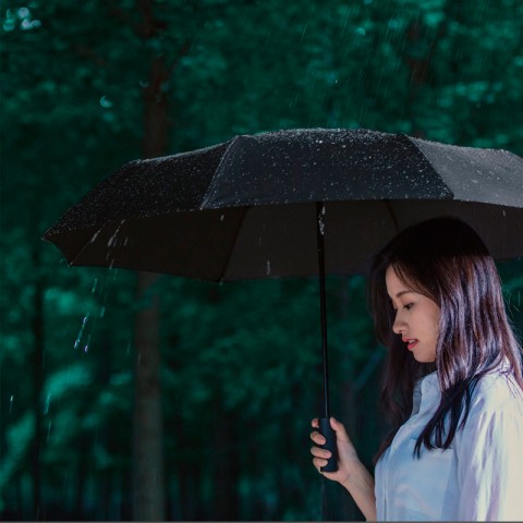 Зонт Xiaomi Mijia Automatic Umbrella, черный-5
