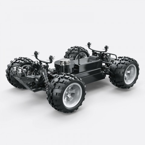 Машинка на радиоуправлении Xiaomi Parkour R-Racing Car (синяя)-1