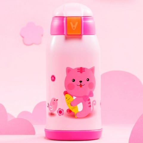 Детский термос Xiaomi Viomi Children Vacuum Flask 590ml, розовый-1
