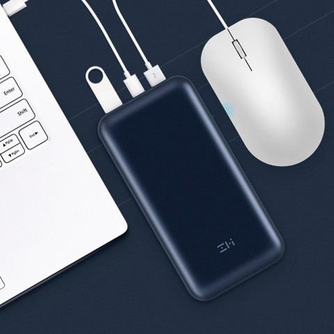 Внешний аккумулятор Xiaomi ZMI Power Bank 15000 mAh, темно-синий-4