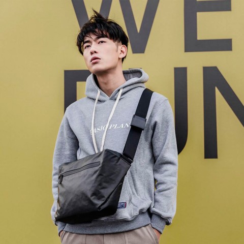 Сумка Xiaomi 90 FUN Fashionable Postman Bag, черная-2