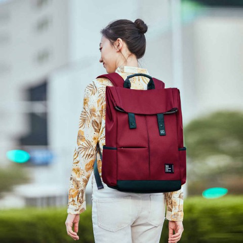 Рюкзак Xiaomi 90 Points/UREVO Energy College Leisure Backpack, бордовый-3
