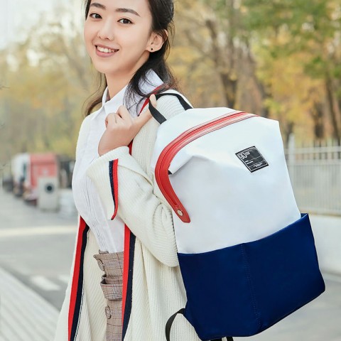 Рюкзак Xiaomi 90 Points Lecturer Casual Backpack, бело-синий-3