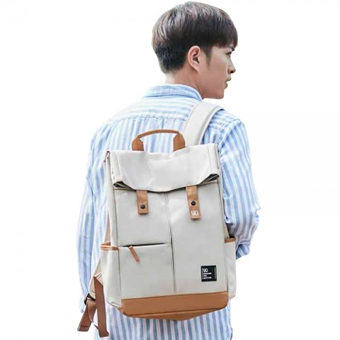 Рюкзак Xiaomi 90 Points/UREVO Energy College Leisure Backpack, бежевый-1