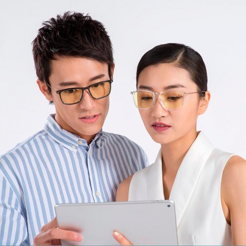Компьютерные очки Xiaomi Mijia Anti-Blue Light Glasses PRO, прозрачная оправа-3