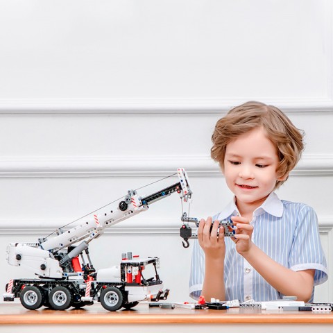 Игрушка-конструктор Xiaomi Mitu Building Block Engineering Crane-3