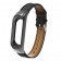 Ремешок кожаный для Xiaomi Mi Band 3, черный