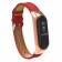 Ремешок кожаный для Xiaomi Mi Band 3, красный
