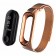 Браслет миланский сетчатый для Xiaomi Mi Band 3, розовое золото