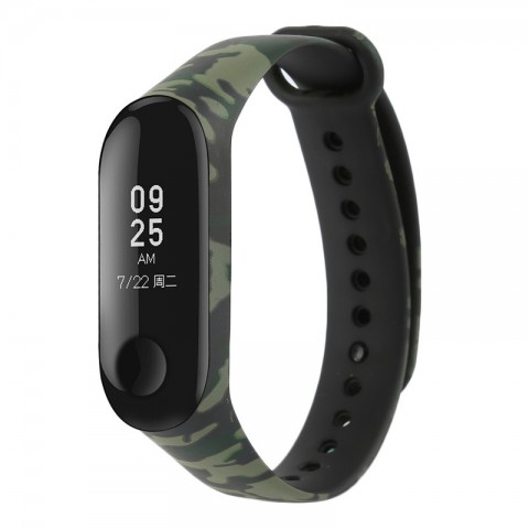 Ремешок силиконовый "Хаки" для Xiaomi Mi Band 3/4