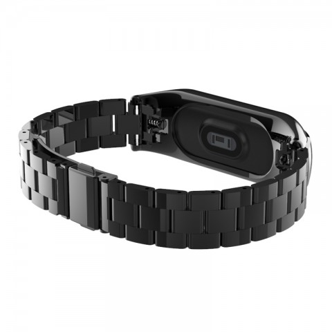 Браслет блочный для Xiaomi Mi Band 3, черный-2