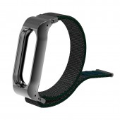 Браслет спортивный на липучке для Xiaomi Mi Band 2, черный Браслет спортивный на липучке для Xiaomi Mi Band 2, черный