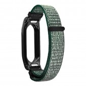 Браслет спортивный на липучке для Xiaomi Mi Band 2, оливковый Браслет спортивный на липучке для Xiaomi Mi Band 2, оливковый