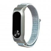 Браслет спортивный на липучке для Xiaomi Mi Band 2, "белая ракушка" Браслет спортивный на липучке для Xiaomi Mi Band 2, "белая ракушка"