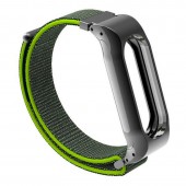 Браслет спортивный на липучке для Xiaomi Mi Band 2, салатовый Браслет спортивный на липучке для Xiaomi Mi Band 2, салатовый