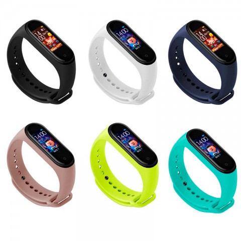 Ремешок силиконовый для Xiaomi Mi Band 5-4