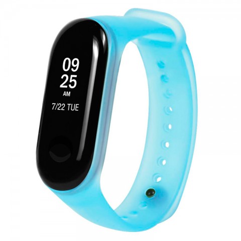 Ремешок силиконовый прозрачный для Xiaomi Mi Band 3/4-5