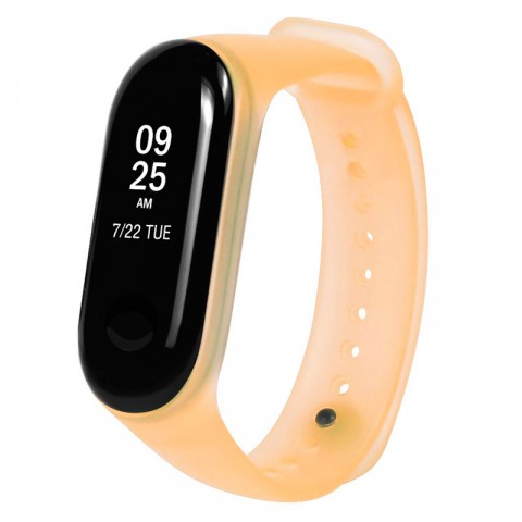 Ремешок силиконовый прозрачный для Xiaomi Mi Band 3/4-7