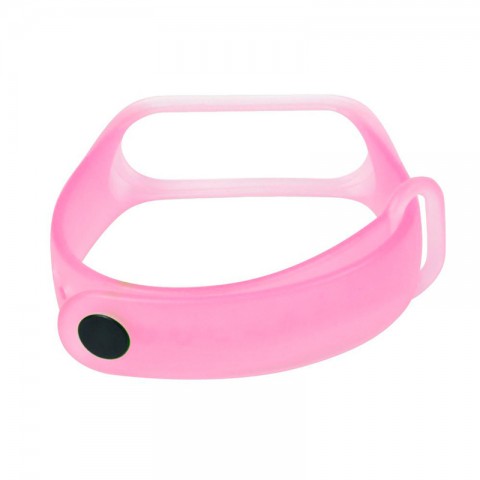 Ремешок силиконовый прозрачный для Xiaomi Mi Band 3/4-3