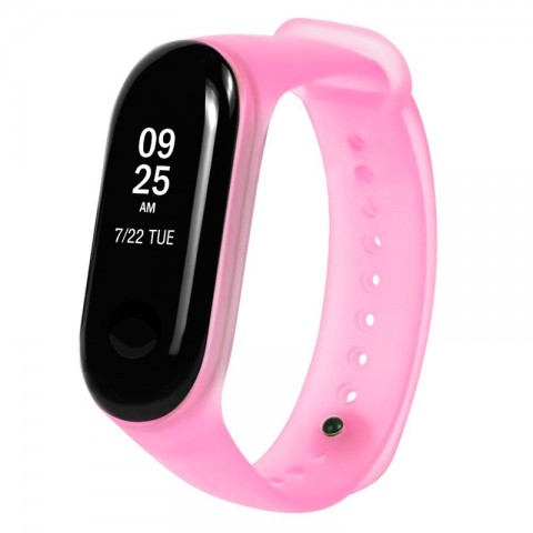 Ремешок силиконовый прозрачный для Xiaomi Mi Band 3/4-2