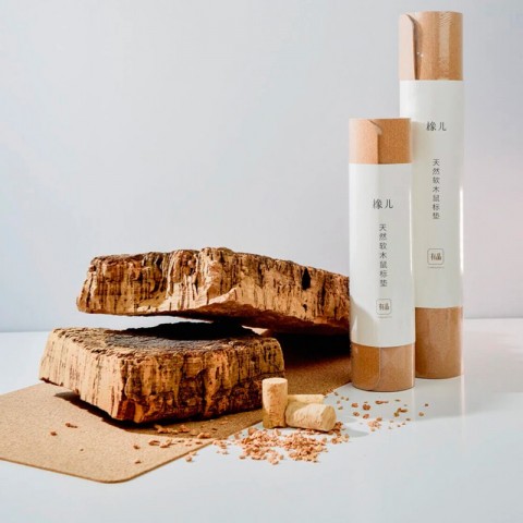 Коврик для мыши пробковый Xiaomi Oak Natural Cork Mouse Pad, большой-2