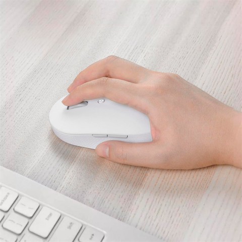 Беспроводная мышь Xiaomi Mi Dual Mode Wireless Mouse Silent Edition 2, белая-3