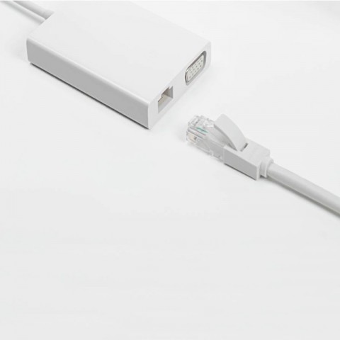 Адаптер Xiaomi Type-C/Type-C, 2USB, VGA, LAN-3