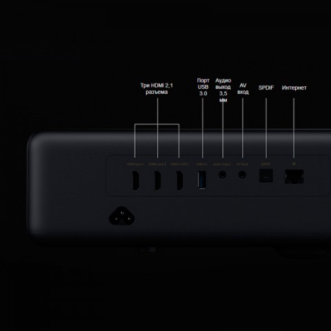 Лазерный проектор Xiaomi MiJia Laser Projection 4K черный-4