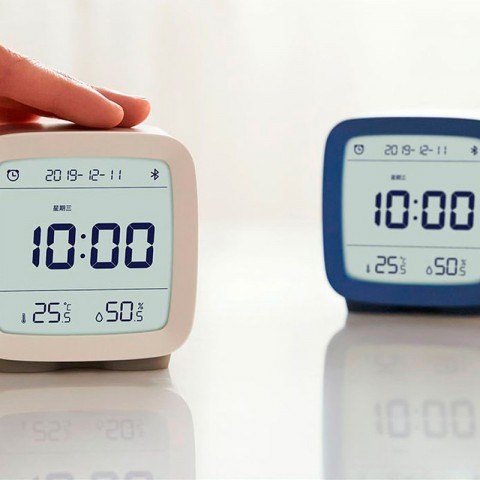 Будильник Xiaomi Qingping Bluetooth Smart Alarm Clock, синий-2