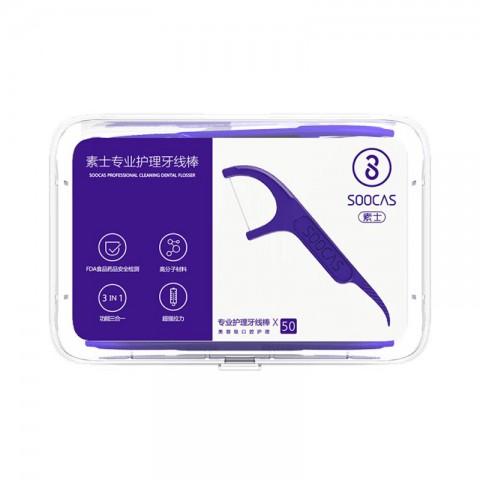 Зубная нить Xiaomi Soocas Floss Pick (50 штук)-3