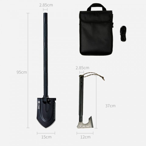 Многофункциональная лопата и топор XiaoMi HuoHou Multi-Functional Convertable Axe and Shovel HU0183-5