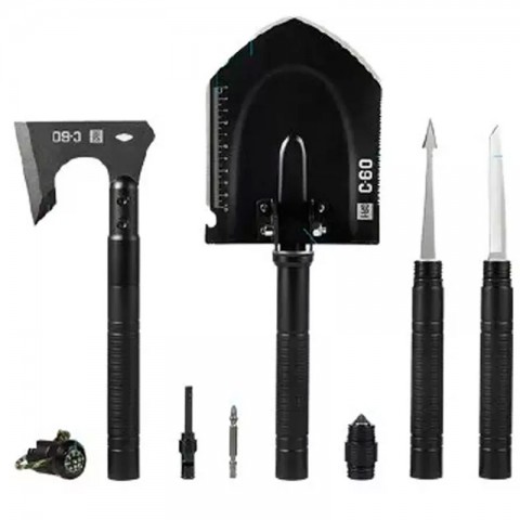 Многофункциональная лопата и топор XiaoMi HuoHou Multi-Functional Convertable Axe and Shovel HU0183