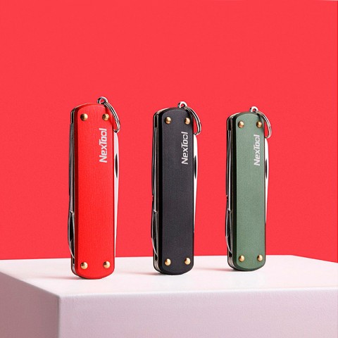 Складной нож-мультитул Xiaomi NexTool Multi-function Knife, зеленый-5