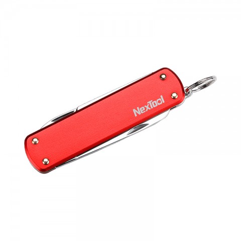 Складной нож-мультитул Xiaomi NexTool Multi-function Knife, красный-4