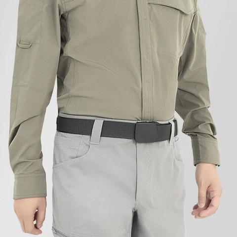 Тактический ремень Xiaomi Tanjiezhe High Strength Tactical Belt 125см, черный-2