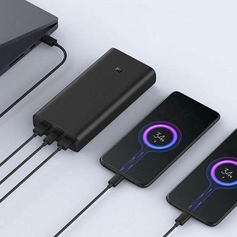 Внешний аккумулятор Xiaomi Mi Power Bank 20000mAh 50W (PB200SZM), черный-3