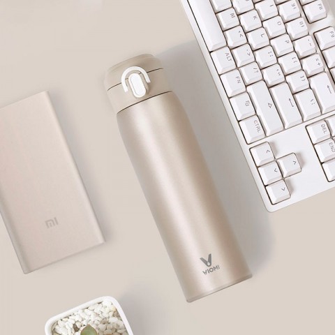 Термос Viomi Stainless Vacuum Cup 460ml, золотой-2