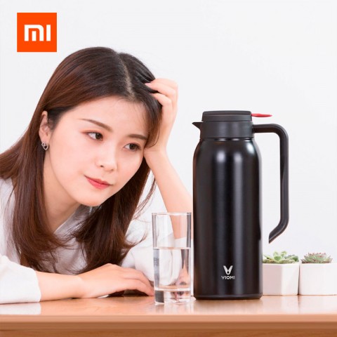 Термос Xiaomi Viomi Steel Vacuum Pot 1.5l (черный)-3