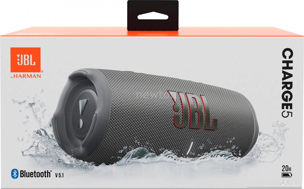 Портативная колонка JBL Charge, 40 Вт, черная, оригинальная