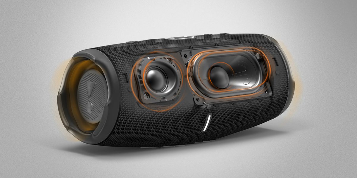 Портативная колонка JBL Charge, 40 Вт, черная, оригинальная
