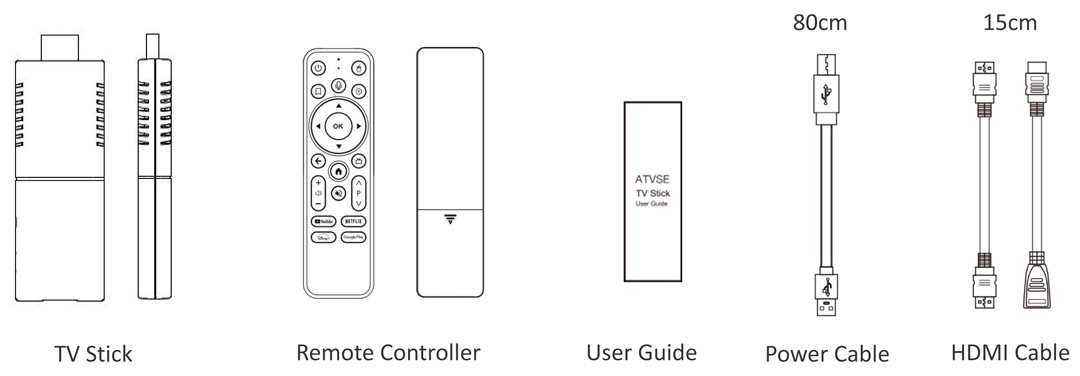 ТВ-приставка Q3 (XS97) 4K TV-Stick, 16/2Gb, Android