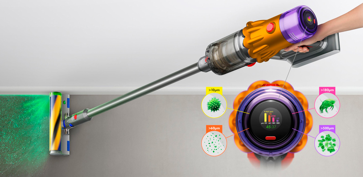 Беспроводной ручной пылесос Dyson V12 Detect Slim Absolute (SV30)