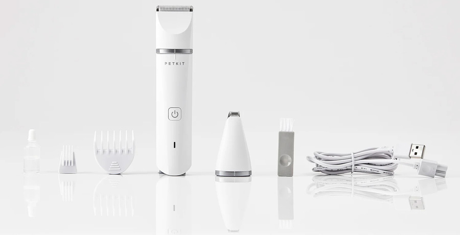 Комплектация машинки для стрижки животных Xiaomi