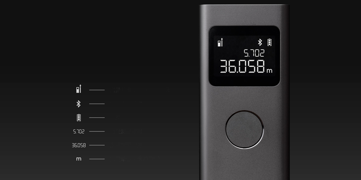 Умный лазерный дальномер Xiaomi Smart Laser Measure