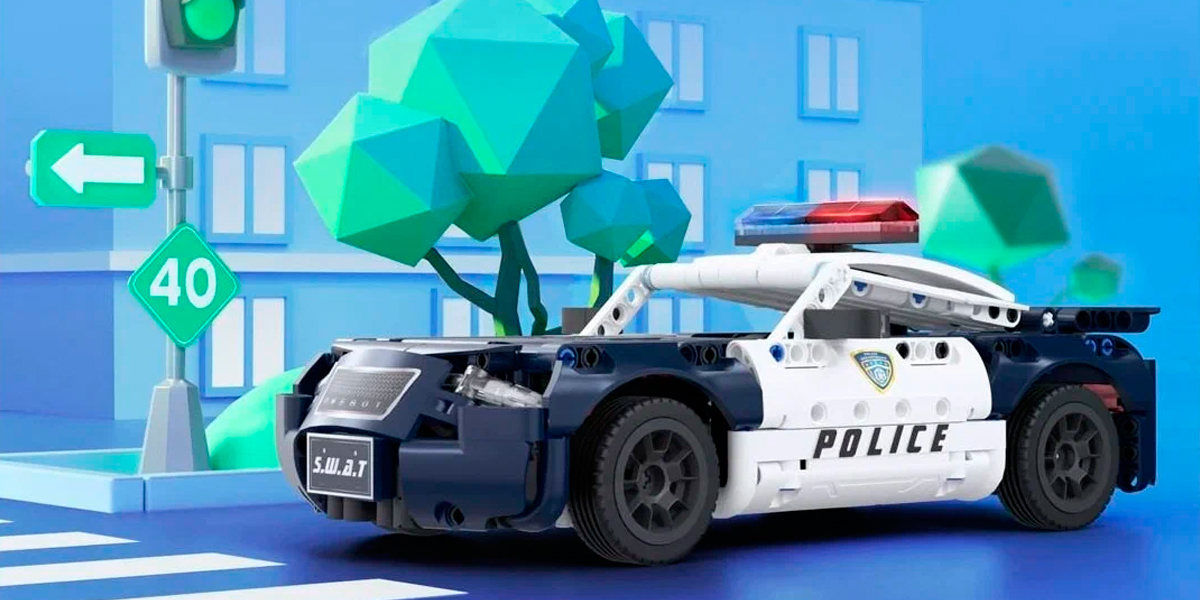 Игрушка-конструктор Xiaomi Onebot Police Car